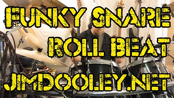 Funky Snare Roll Drum Beat - 115 BPM JimDooley.net