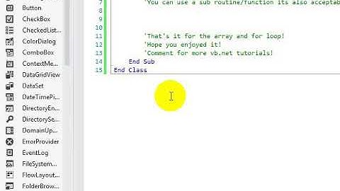Vb.net display array on a listbox using for loop