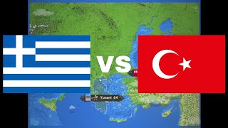 Yunani VS Turki - WorldBox Timelapse