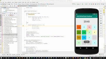 game 2048 implementation