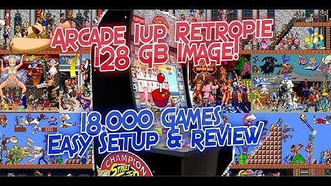 Arcade 1UP Retropie Easy Setup 18,000 Games Instructions & Links Arcade 1up Mod
