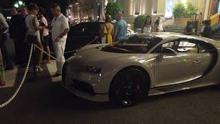 Player Profile DUAL Bugatti Chiron W16 and Bentley W12S blacked out. Epic trojka in Monte Carlo! [4k 60 fps]