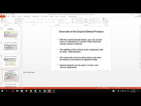 Using Subquery in an Insert Statement || Week 10(mon+tues) || Database Application using PL/SQL