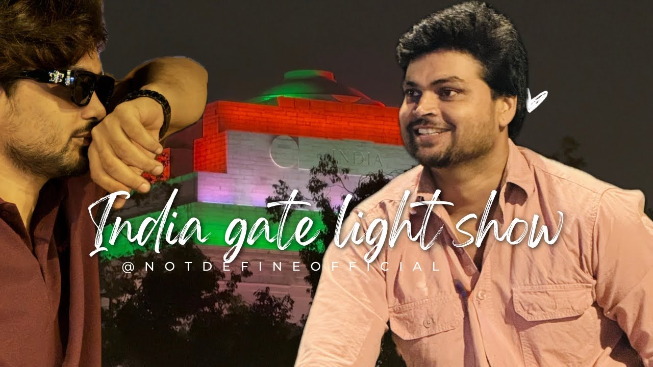 India gate light & Drone show😍😍|इतना ख़ूबसूरत इंडिया गेट कभी नहीं लगा| 
