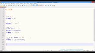 PHP Tutorial Bengali   Part 6   PHP Variables