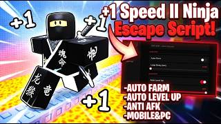 +1 Speed Ninja Escape Script | 030HUB | Auto Farm, Auto Level Up, Antifk & Teleport