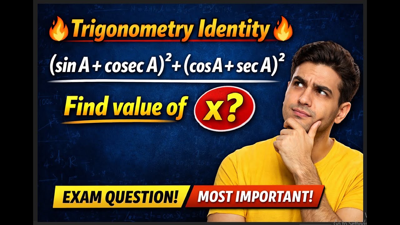 (sin A + cosec A)² + (cos A + sec A)² = x + tan² A + cot² A