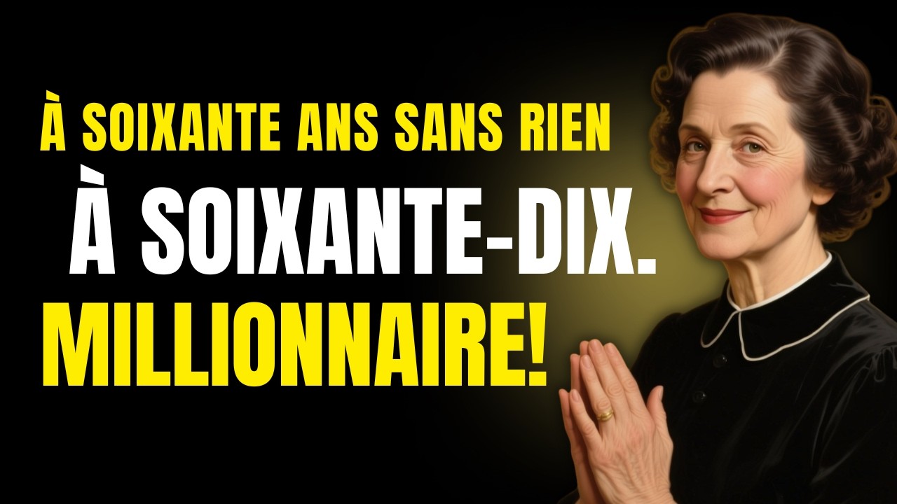 À 60 ans, il n'avait rien. À 70 ans, il possédait sa banque. Ce que son argent lui a murmuré