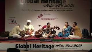 Global Heritage Art Fest 2019 | Carnatica | SPSS | Carnatic Veena Concert Nirmala Rajasekhar screenshot 5