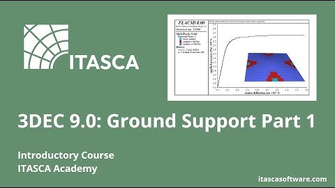 3DEC 9.0 Ground Support Tutorial Part 1 | Introduction to Structural Elements
