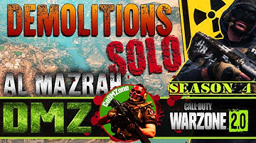 DMZ SOLO | How to destroy supplies and complete a demolitions contract | Warzone 2.0 Season 4