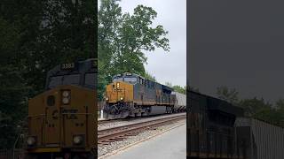 A Strong Gevo Leads CSXT M416-24 into Ashland VA with a Big Hornshow