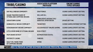 Michigan launches online sports betting casino games today