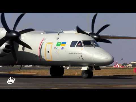 Video of a demo flight of the AN-132D  at AeroIndia 2019