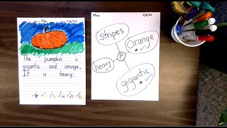 How To Use A Bubble Map | Graphic Organizer | Writing | Time Lapse