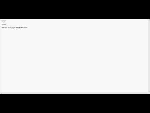 การใช้งานphpร่วมกับhtml