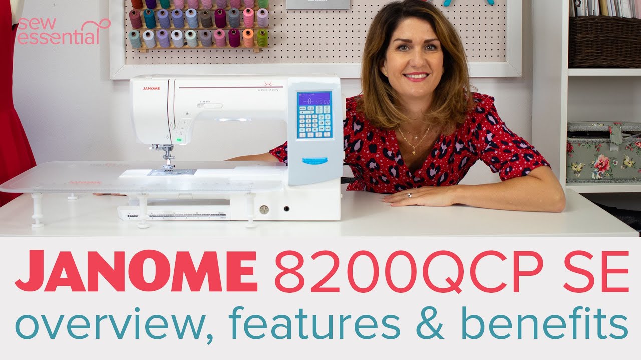 Janome Memory Craft 8200QCP SE Sewing Machine - Features and Benefits