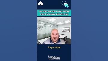 Use drag and drop on file upload dialog to attach multiple files | #Business Central
