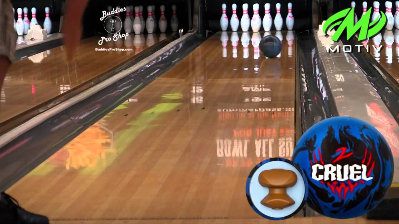 Motiv Cruel 2 bowling ball by Jimmy Sear and Ken Grzelaczyk, BuddiesProShop.com