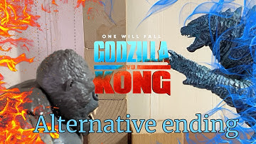 Godzilla vs Kong  alternative ending (stop motion battle)