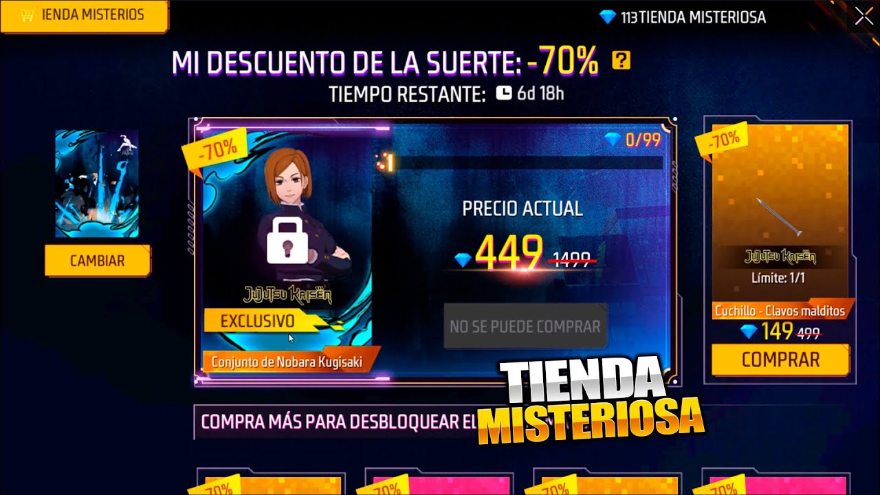 🌟ACCESO ANTICIPADO TIENDA MISTERIOSA FREE FIRE NORTEAMERICA