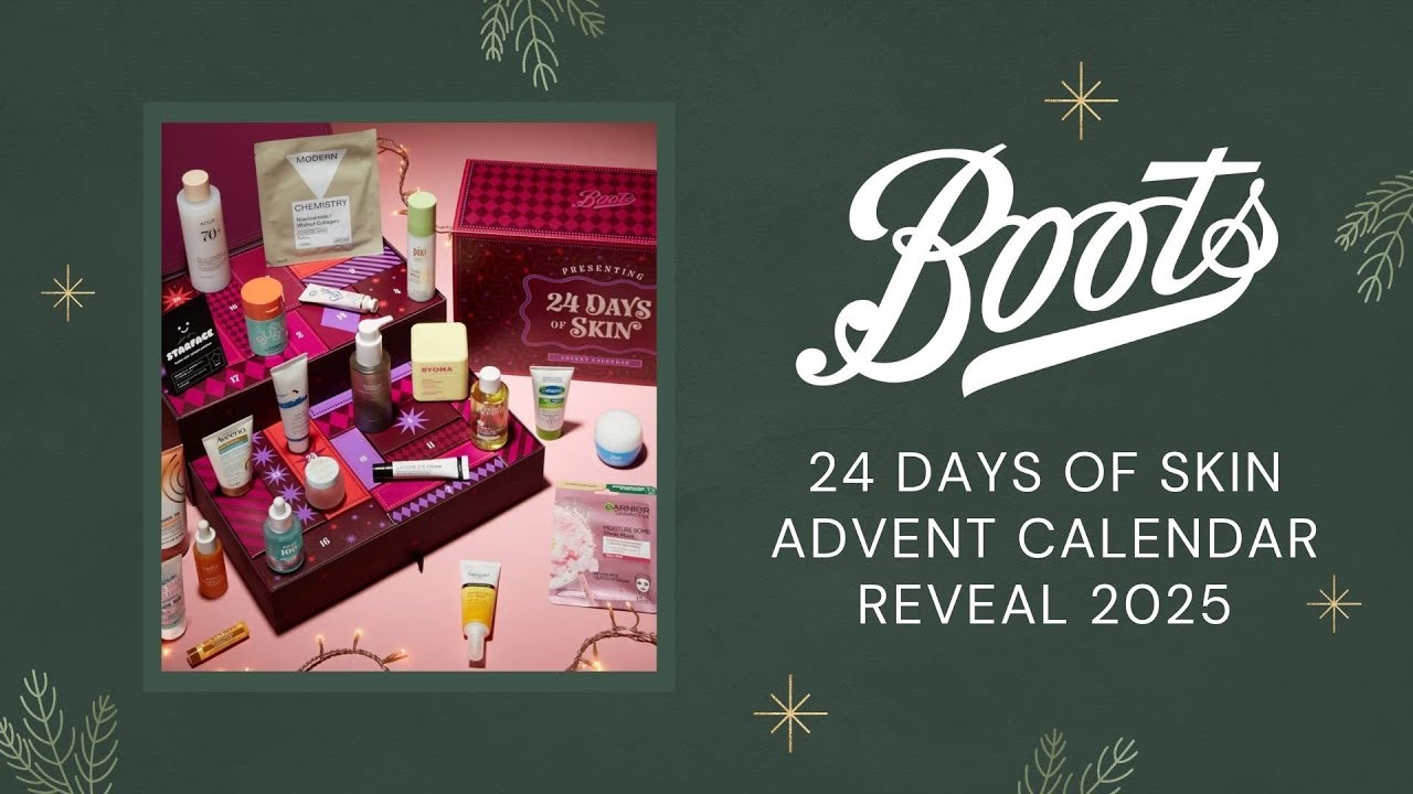 BOOTS 24 DAYS OF SKIN ADVENT CALENDAR REVEAL 2025 - YouTube