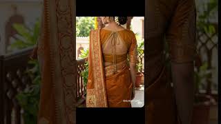 beautiful Dori style blouse back design ideas❤️😍😊 #youtubeshorts #blouse #todayfeshion #fashionstyle
