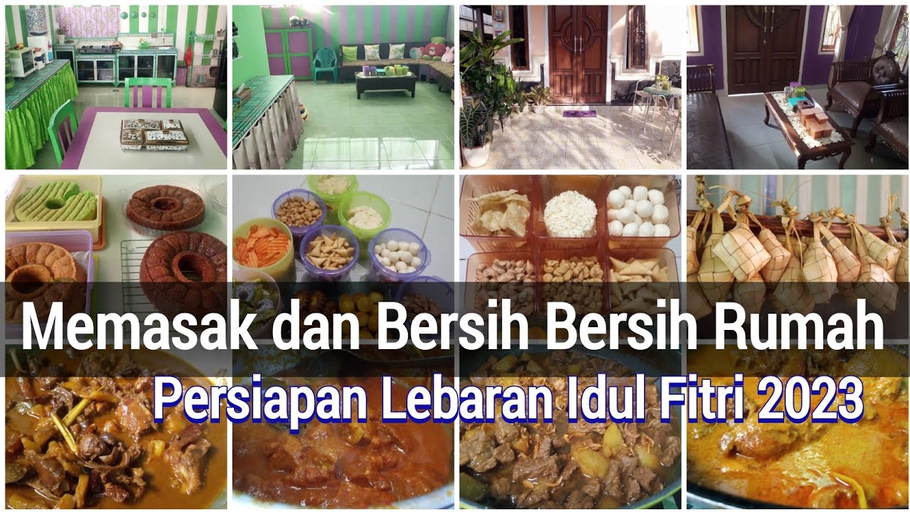 Persiapan Lebaran || Masak, Ngisi Kue ke Toples, Ngerebus Ketupat, Bikin Kue, Bersih Bersih Rumah