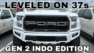 Oxford White GEN 2 Ford Raptor INDO Edition Leveled on 37s