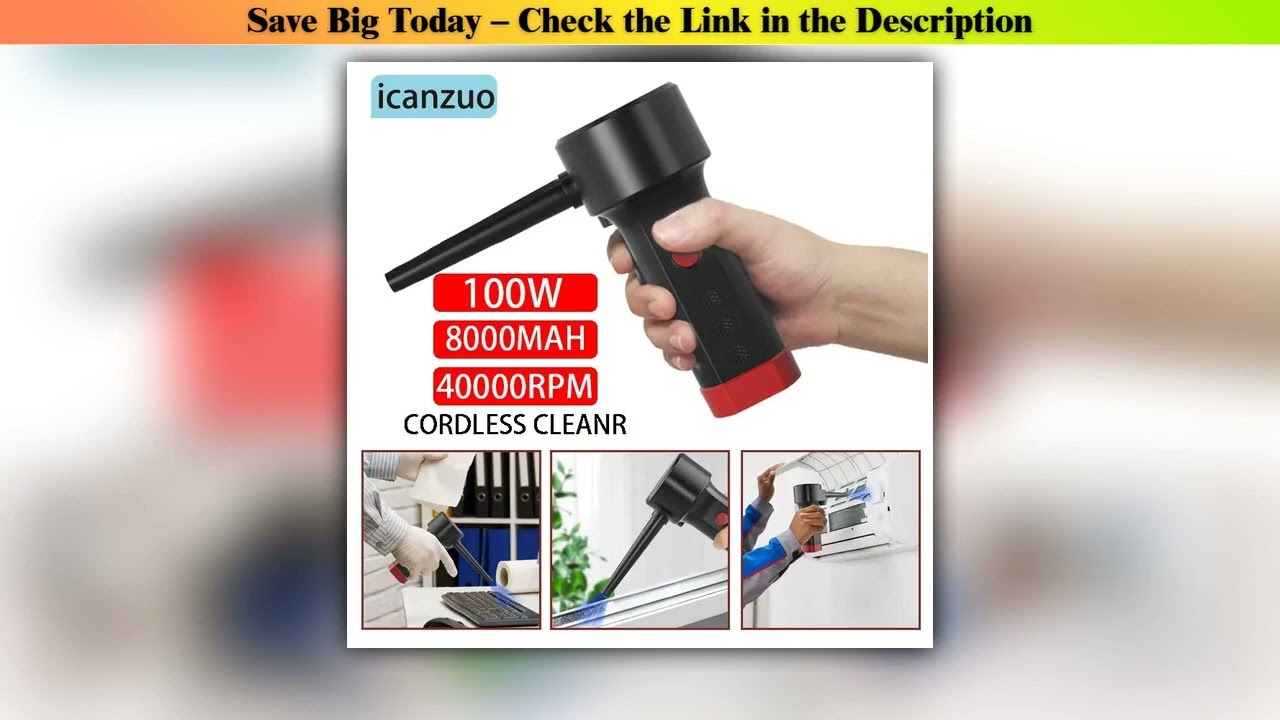 Electric Air Duster,Compressed Air Can For Computers,Laptop Keyboard Cleaning Dust,Hairs, P