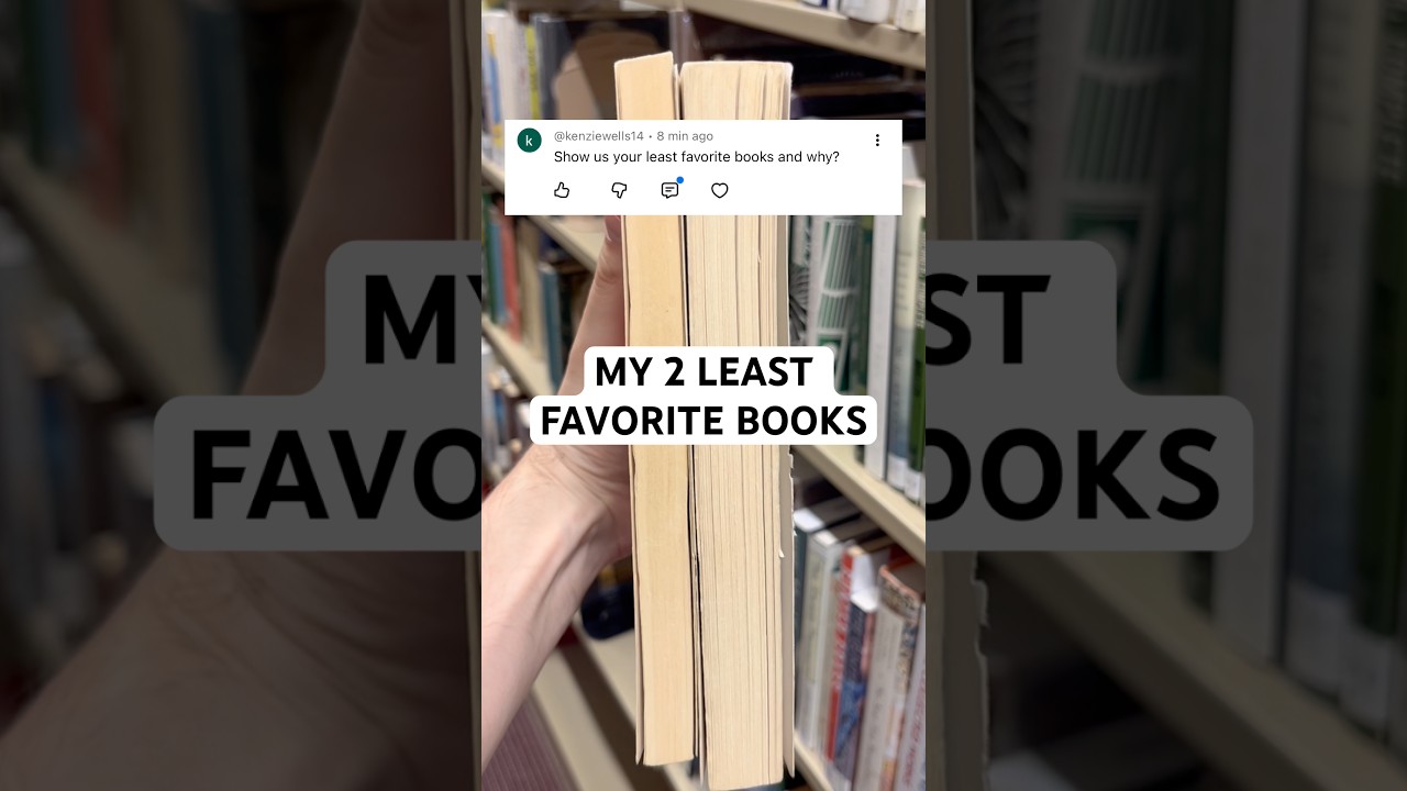 😬📚 Мои самые нелюбимые книги (если вы их любите, мне очень жаль, лол) 