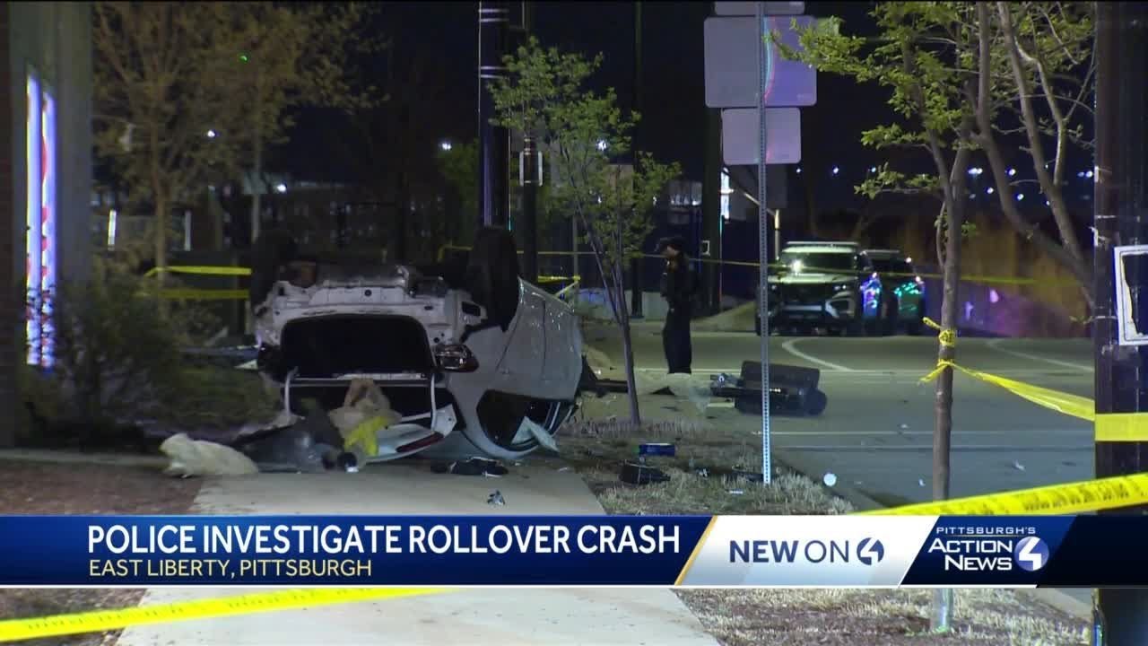 Penn Avenue rollover crash