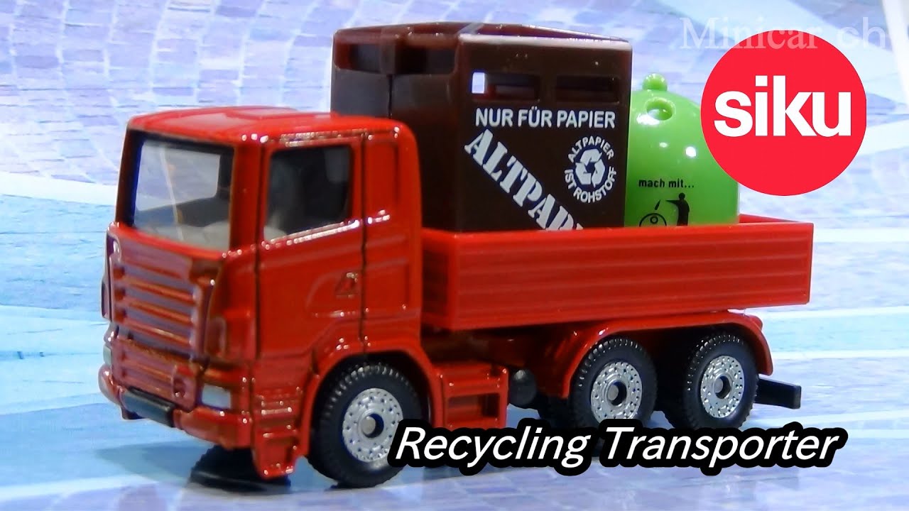 siku SK0828 Recycling Transporter - YouTube