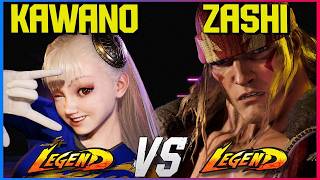 KAWANO (Ingrid) vs ZASHI (Alex) – Top Ingrid vs Alex Master! | SF6
