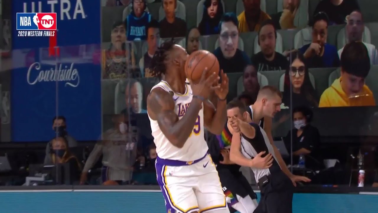 Dwight Howard gets a tech after tossing the ball into the air | Game 3 | Nuggets vs Lakers