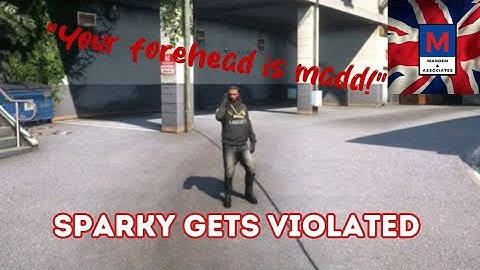 Sparky gets violated twice by unknown number. (Mandem NoPixel GTA RP)