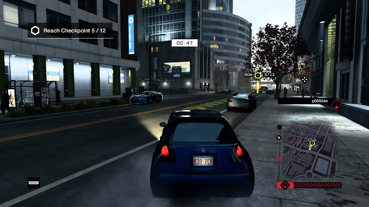Watch Dogs ctOS Mobile race against p055ible