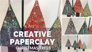 Creative Paperclay® ChristmasTrees