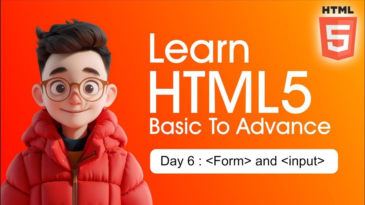 Form and Input tags in Html | Learn HTML5 from basic to advanced # ...