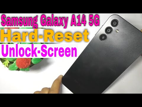 Samsung Galaxy A14 5G Hard Reset | Samsung A14mn Password Pattern And Pin Lock Unlock