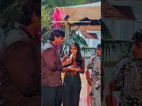 Husband wife💞 Evanayum nambakudathu🤯🤣#husbandwifecomedy #blackbeescouple #shorts
