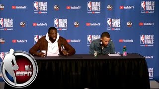[FULL] Stephen Curry, Draymond Green give their thoughts on that Kevin Durant dagger 3 | NBA on ESPN