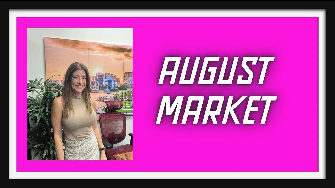 WHY FLORIDA'S HOUSING MARKET CHANGED OVERNIGHT IN AUGUST | Sarasota Market Update for Aug 2025