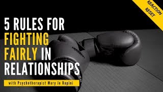 5 Rules for Fighting Fairly in Relationships