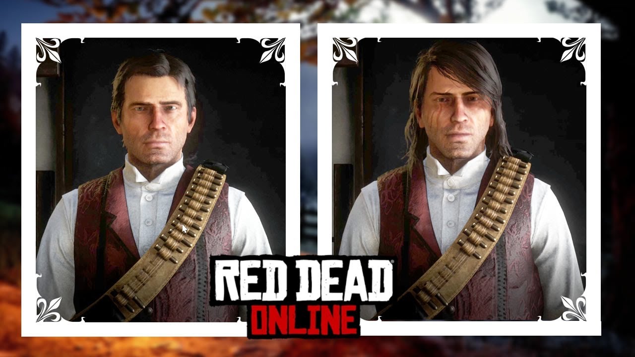 How to Create Arthur & John Marston in Red Dead Online Character Creation in RDR2 YouTube