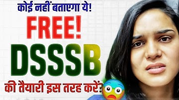 DSSSB PRT 2025 FREE PREPARATION IS EASY ⁉️BUT HOW? 😁 HIMANSHI SINGH