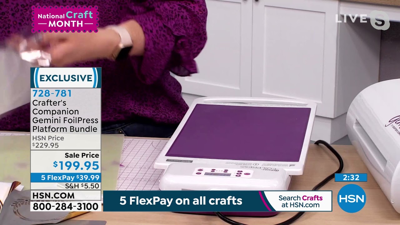 Crafter's Companion Gemini FoilPress Platform Bundle