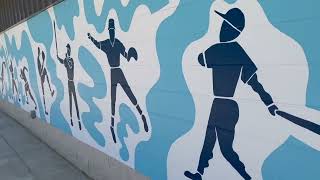 Swanger Complex murals ribbon cutting