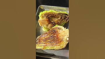 Charred Hispi Cabbage with Miso Butter and Smoked Salt 🥬🔥