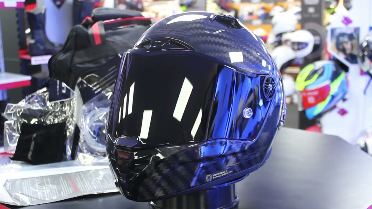 LS2 FF805 Thunder Carbon (FIM) Motorcycle Helmet - YouTube